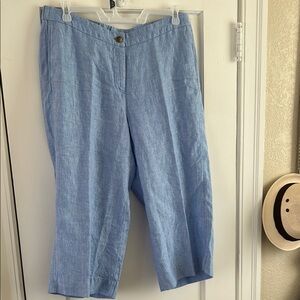 J. Jill love linen light blue pants.
